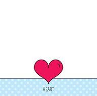 Heart icon Love sign N6