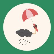 weather rainy day theme elements N10