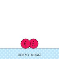 Currency exchange icon Banking transfer sign N10
