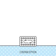 Contraception pills icon Pharmacology drugs N3