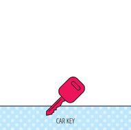 Car key icon Transportat lock sign N2