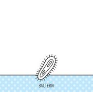 Bacteria icon Medicine infection symbol N2
