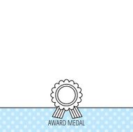 Award medal icon Winner achievement sign N5