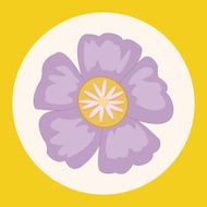 flower theme elements vector eps N4