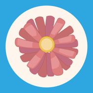 flower theme elements vector eps N9