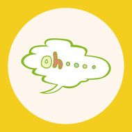 message word oh theme elements