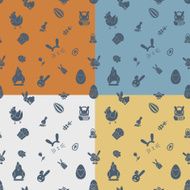 Easter Seamless Pattern N26