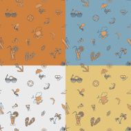 Four Background in Different Colors N8