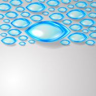 Water drops vector background