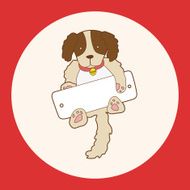 pet dog theme elements vector eps