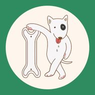 pet dog theme elements vector eps N2