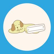 pet dog theme elements vector eps N5