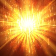 Abstract Sunburst ardent background