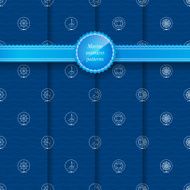 Seamless Patterns with Marine Element