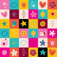 cute animals kids pattern
