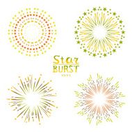 Set of retro abstract backgrounds N6