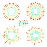 Set of retro abstract backgrounds N15