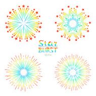 Set of retro abstract backgrounds N16