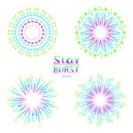 Set of retro abstract backgrounds N18