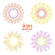 Set of retro abstract backgrounds N24