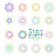 Set of retro abstract backgrounds N28