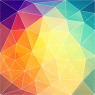 colorful triangular pattern design