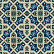 Arabesque seamless pattern N71