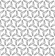 Black and white geometric seamless pattern N103