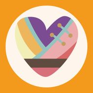 love heart cartoon elements vector eps N2
