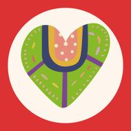 love heart cartoon elements vector eps N9
