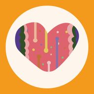 love heart cartoon elements vector eps N12
