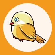 bird cartoon theme elements vector eps N10
