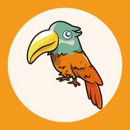 bird cartoon theme elements vector eps N11