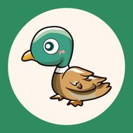 bird cartoon theme elements vector eps N12