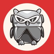 owl cartoon theme elements vector eps N7