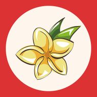 flower theme elements vector eps N15