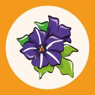 flower theme elements vector eps N19