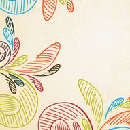 Floral abstract background N85