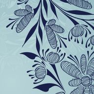 Floral abstract background N101