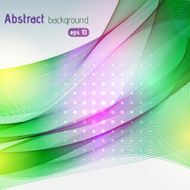 abstract colorful waves background yellow green pink colors