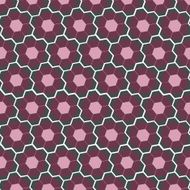 Pattern brown flower