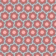 Pattern red flower