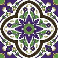 Arabesque seamless pattern N74