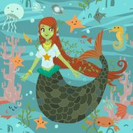 Mermaid pattern