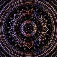 Gold mandala N7