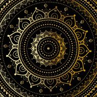 Gold mandala N8
