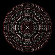 Silver mandala N18