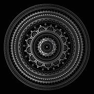 Silver mandala N19