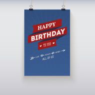 Vintage Birthday Card N9