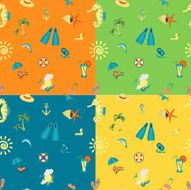 Four Background in Different Colors N9